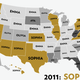 Illustration for article titled Map: Six Decades of the Most Popular Names for Girls, State-by-State